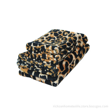 animal print beach towel